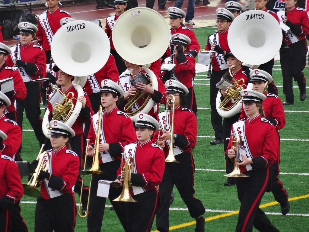 Big Red Marching Band Instrument Petting Zoo Tompkins County Public